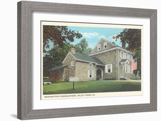 Washington's Headquarters, Valley Forge, Pennsylvania-null-Framed Art Print