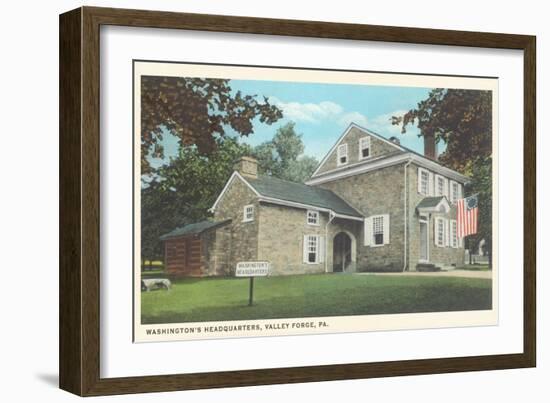Washington's Headquarters, Valley Forge, Pennsylvania-null-Framed Art Print