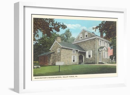 Washington's Headquarters, Valley Forge, Pennsylvania-null-Framed Art Print