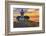 Washington, San Juan Islands. Patos Lighthouse and Camas at Sunset-Don Paulson-Framed Photographic Print