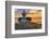 Washington, San Juan Islands. Patos Lighthouse and Camas at Sunset-Don Paulson-Framed Photographic Print