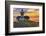 Washington, San Juan Islands. Patos Lighthouse and Camas at Sunset-Don Paulson-Framed Photographic Print