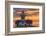 Washington, San Juan Islands. Patos Lighthouse and Camas at Sunset-Don Paulson-Framed Photographic Print