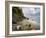 Washington, Sea Kayakers on a Desolate Olympic Coast Beach Near Cape Flattery-Gary Luhm-Framed Photographic Print