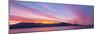 Washington, Seabeck. Sunset over the Olympic Mountains and Hood Canal-Don Paulson-Mounted Photographic Print