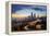 Washington, Seattle. Sunset View of Downtown over I-5 from the Jose Rizal Bridge-Gary Luhm-Framed Premier Image Canvas