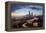 Washington, Seattle. Sunset View of Downtown over I-5 from the Jose Rizal Bridge-Gary Luhm-Framed Premier Image Canvas