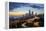 Washington, Seattle. Sunset View of Downtown over I-5 from the Jose Rizal Bridge-Gary Luhm-Framed Premier Image Canvas