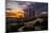 Washington, Seattle. Sunset View of Downtown over I-5 from the Jose Rizal Bridge-Gary Luhm-Mounted Photographic Print