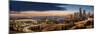 Washington, Seattle. Sweeping Sunset View over Downtown Seattle-Gary Luhm-Mounted Photographic Print