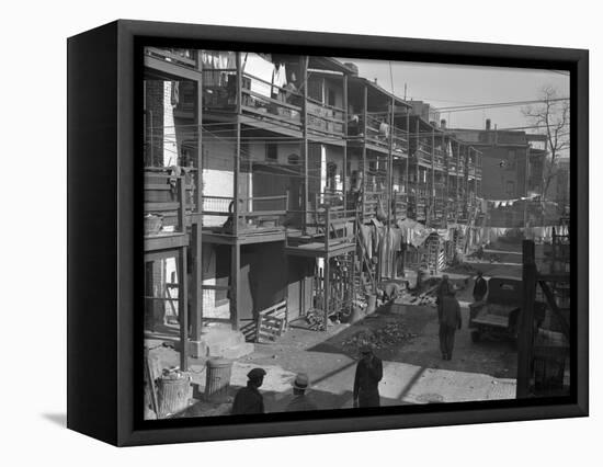 Washington Slum, 1935-Carl Mydans-Framed Premier Image Canvas