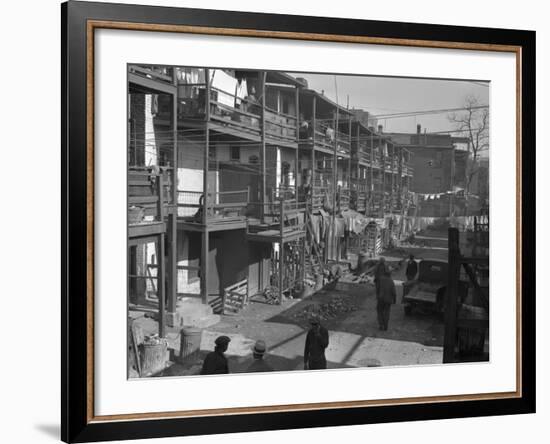 Washington Slum, 1935-Carl Mydans-Framed Photographic Print