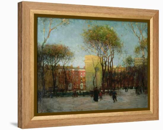 Washington Square, New York, c.1900-Paul Cornoyer-Framed Premier Image Canvas