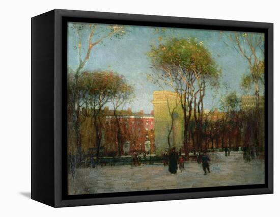 Washington Square, New York, c.1900-Paul Cornoyer-Framed Premier Image Canvas