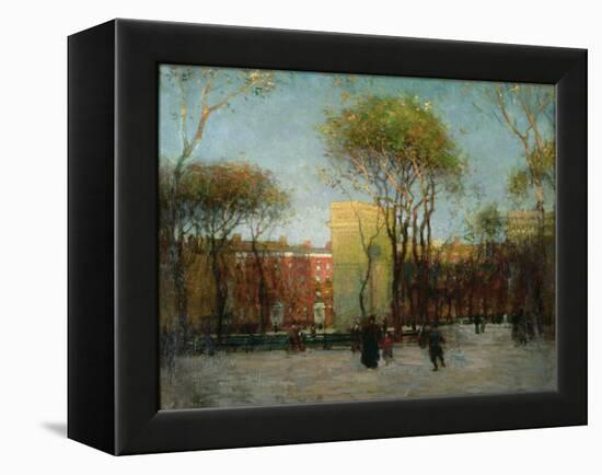 Washington Square, New York, c.1900-Paul Cornoyer-Framed Premier Image Canvas