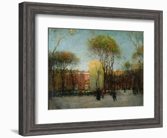 Washington Square, New York, c.1900-Paul Cornoyer-Framed Giclee Print