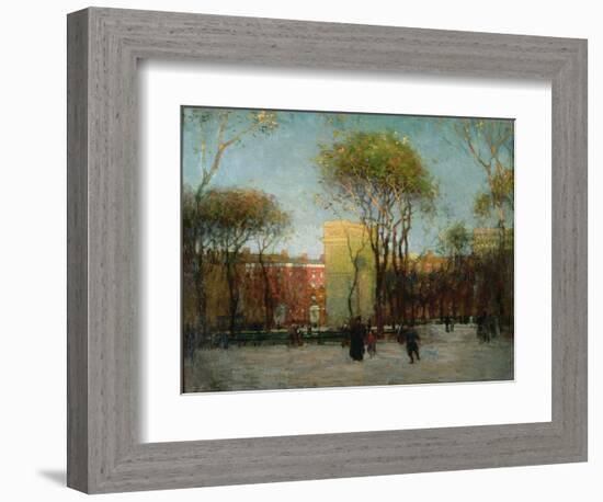 Washington Square, New York, c.1900-Paul Cornoyer-Framed Giclee Print