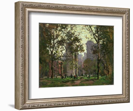 Washington Square, New York-Paul Cornoyer-Framed Giclee Print