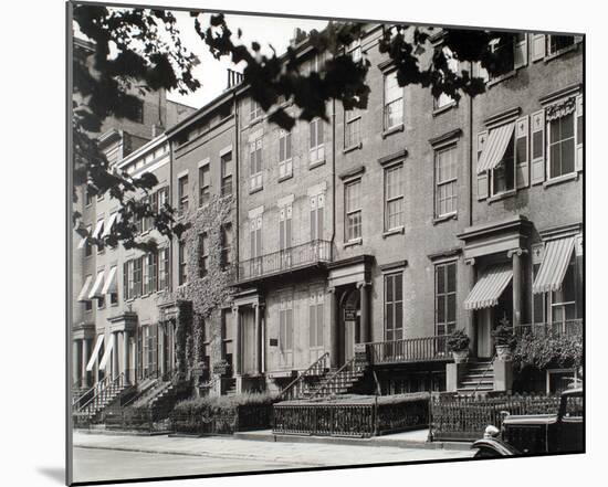 Washington Square North, Nos. 121-125, Manhattan-Berenice Abbott-Mounted Giclee Print