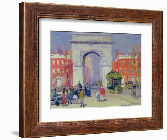 Washington Square Park, c.1908-William James Glackens-Framed Giclee Print