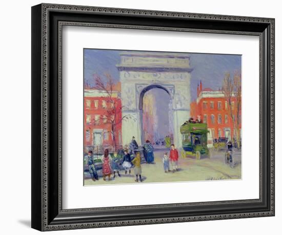 Washington Square Park, c.1908-William James Glackens-Framed Giclee Print