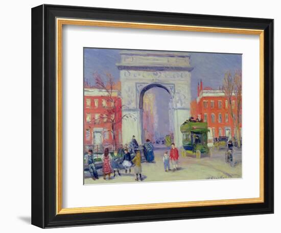 Washington Square Park, c.1908-William James Glackens-Framed Giclee Print