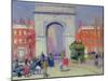 Washington Square Park, c.1908-William James Glackens-Mounted Giclee Print