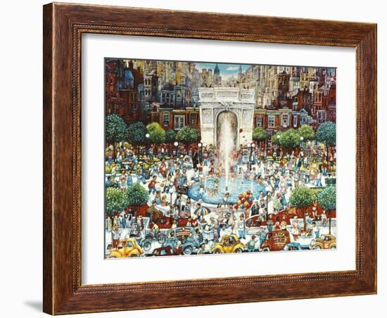 Washington Square-Bill Bell-Framed Giclee Print