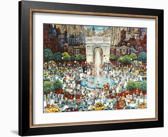 Washington Square-Bill Bell-Framed Giclee Print