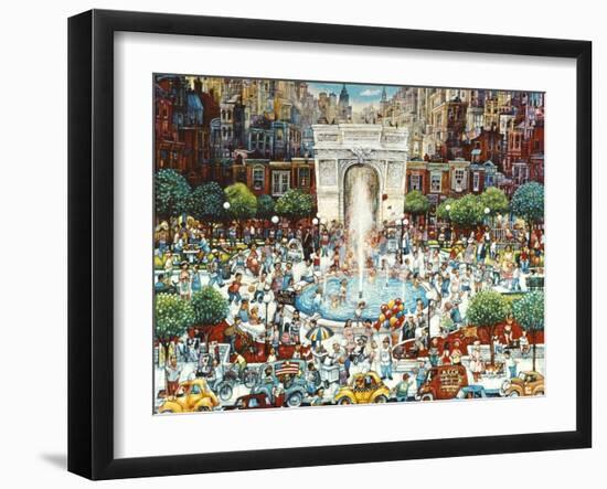 Washington Square-Bill Bell-Framed Giclee Print