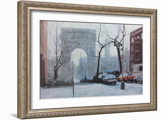 Washington Square-Diane Romanello-Framed Art Print