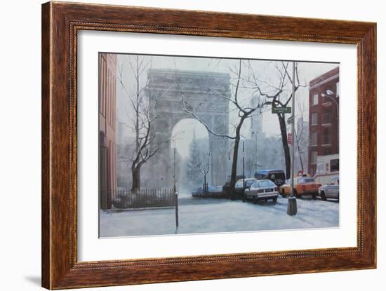 Washington Square-Diane Romanello-Framed Art Print