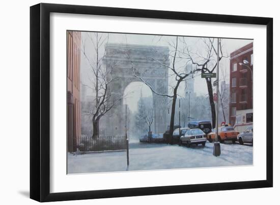 Washington Square-Diane Romanello-Framed Art Print