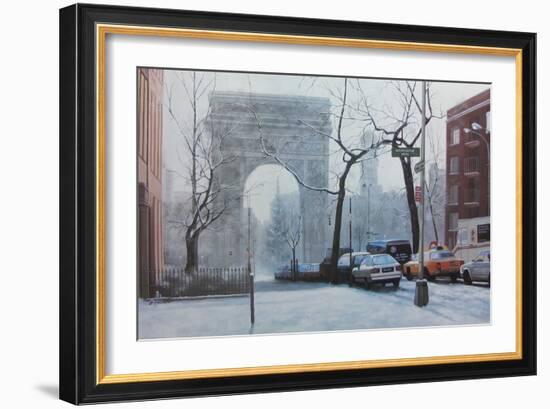 Washington Square-Diane Romanello-Framed Art Print