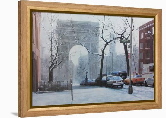 Washington Square-Diane Romanello-Framed Stretched Canvas