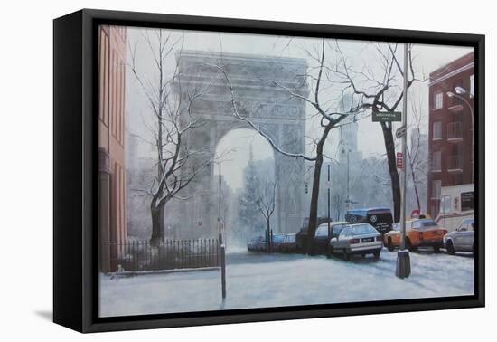 Washington Square-Diane Romanello-Framed Stretched Canvas