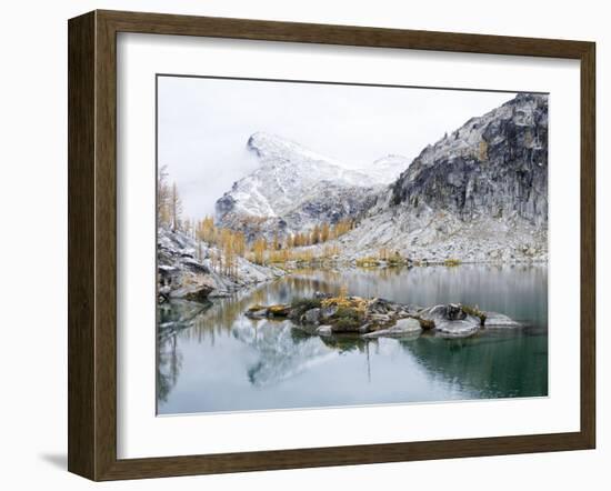 Washington State, Alpine Lakes Wilderness. Enchantment Lakes, Perfection Lake and Little Annapurna-Jamie & Judy Wild-Framed Photographic Print