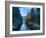 Washington State. Cooper Lake in Central Washington. Cascade Mountains reflecting in calm waters.-Terry Eggers-Framed Photographic Print