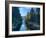 Washington State. Cooper Lake in Central Washington. Cascade Mountains reflecting in calm waters.-Terry Eggers-Framed Photographic Print