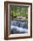 Washington State, Gifford Pinchot NF. Waterfall and Forest Scenic-Don Paulson-Framed Photographic Print