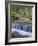 Washington State, Gifford Pinchot NF. Waterfall and Forest Scenic-Don Paulson-Framed Photographic Print