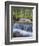 Washington State, Gifford Pinchot NF. Waterfall and Forest Scenic-Don Paulson-Framed Photographic Print