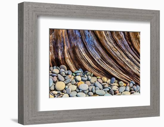 Washington State, Olympic National Park. Beach Rocks and Driftwood-Jaynes Gallery-Framed Photographic Print