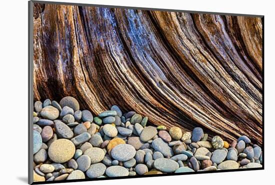 Washington State, Olympic National Park. Beach Rocks and Driftwood-Jaynes Gallery-Mounted Photographic Print