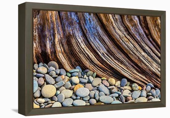 Washington State, Olympic National Park. Beach Rocks and Driftwood-Jaynes Gallery-Framed Premier Image Canvas