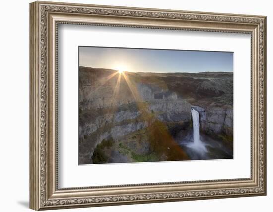 Washington State, Palouse Falls State Park, Palouse Falls, sunrise-Jamie & Judy Wild-Framed Photographic Print