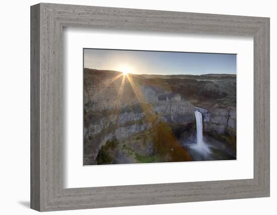 Washington State, Palouse Falls State Park, Palouse Falls, sunrise-Jamie & Judy Wild-Framed Photographic Print