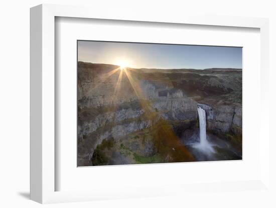 Washington State, Palouse Falls State Park, Palouse Falls, sunrise-Jamie & Judy Wild-Framed Photographic Print