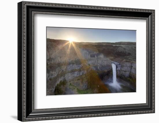 Washington State, Palouse Falls State Park, Palouse Falls, sunrise-Jamie & Judy Wild-Framed Photographic Print