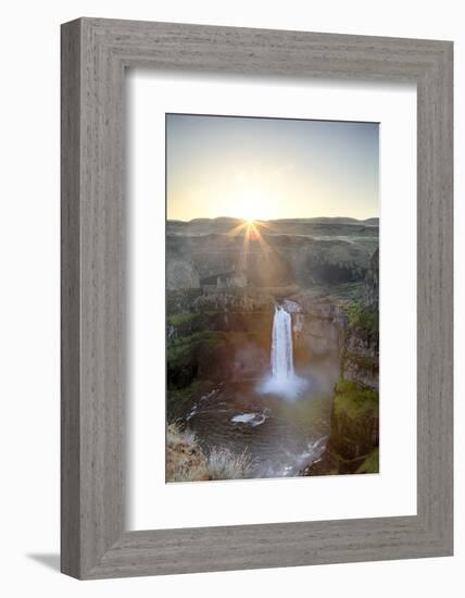 Washington State, Palouse Falls State Park, Palouse Falls, sunrise-Jamie & Judy Wild-Framed Photographic Print